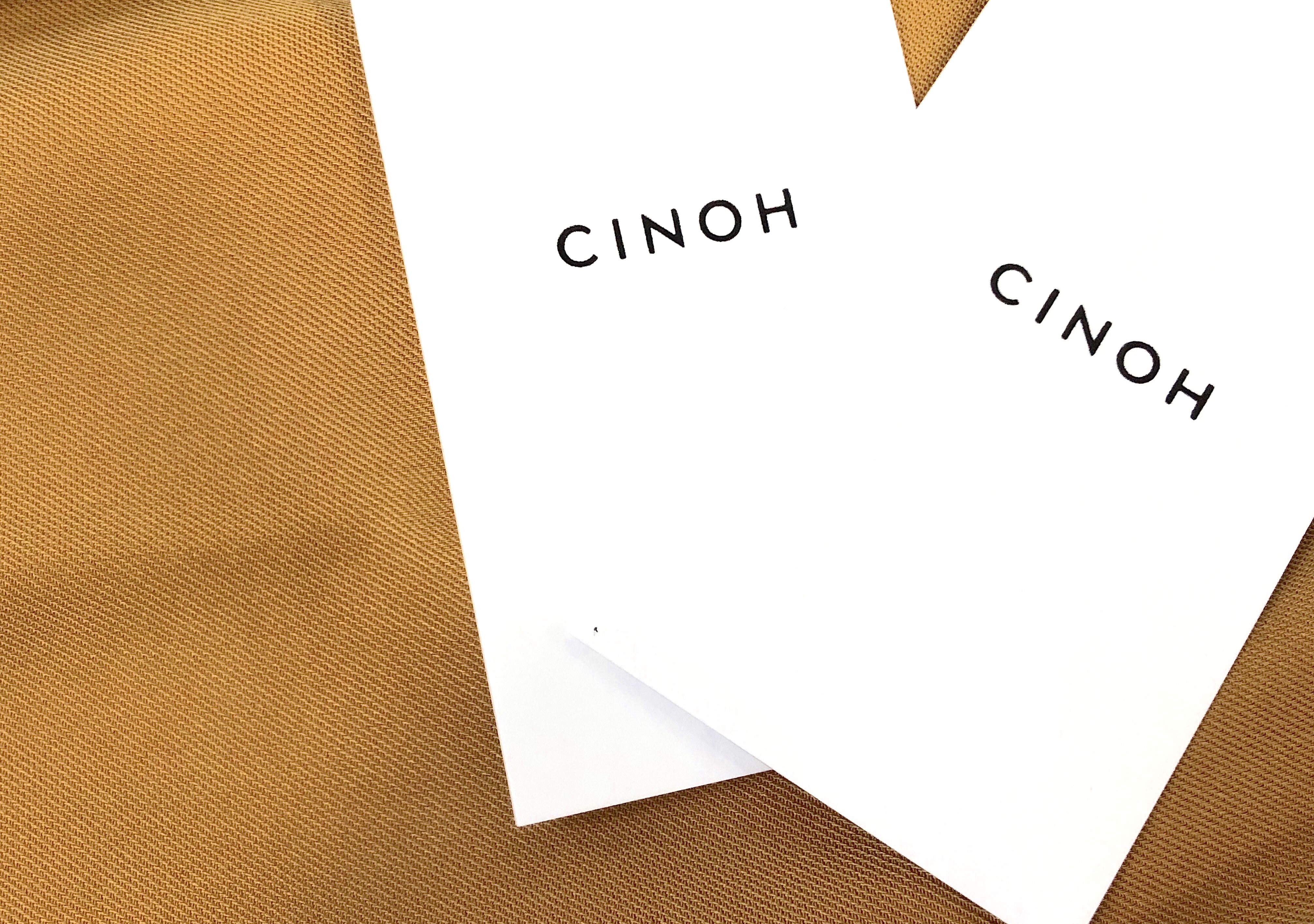 【CINOH 】  POP UP !!