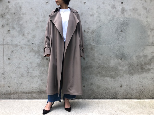 auralee WOOL MAX GABARDINE BIGTRENCHCOAT