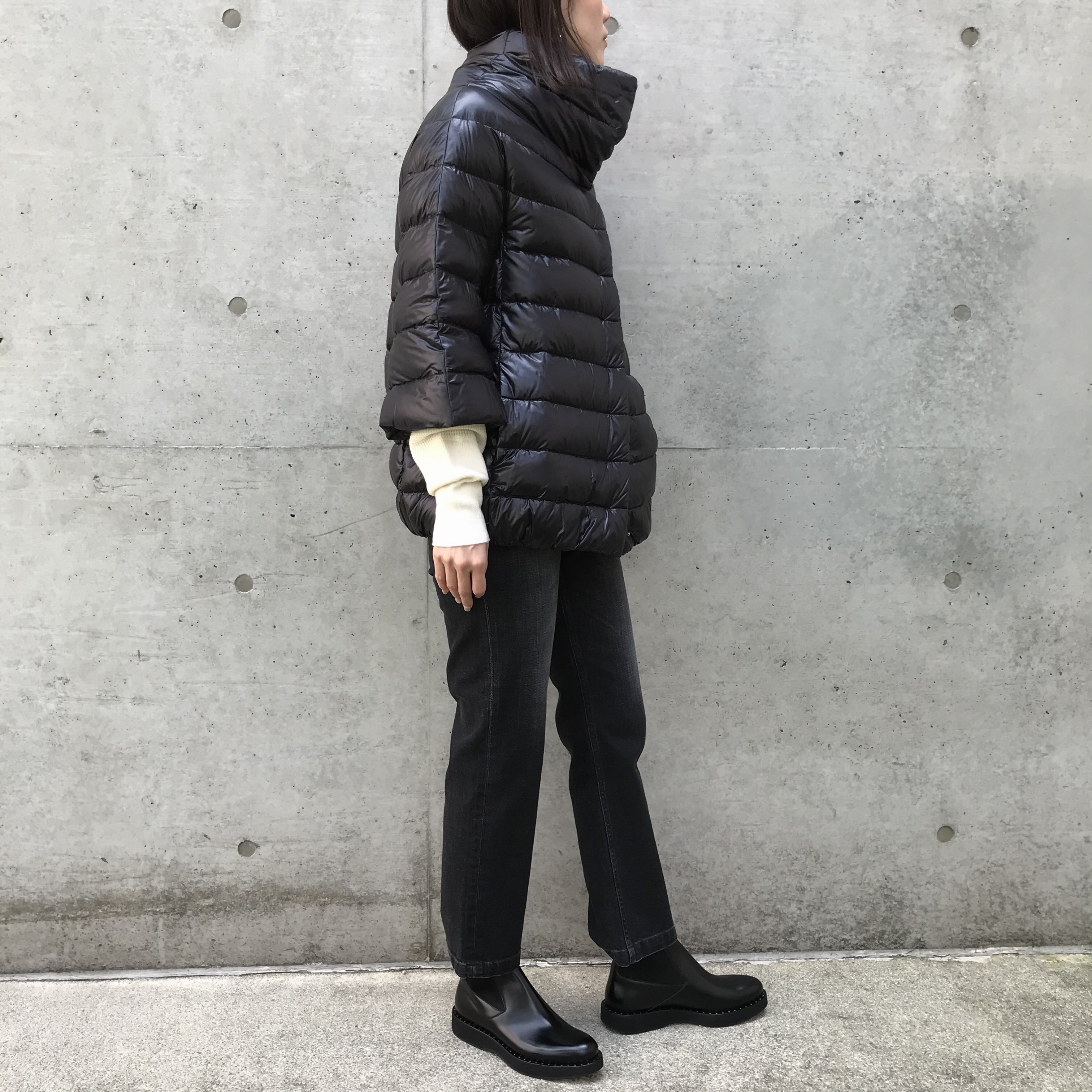 HERNO 20AW PI0505DIC ダウン サイズ38 黒 - 通販 - csa.sakura.ne.jp