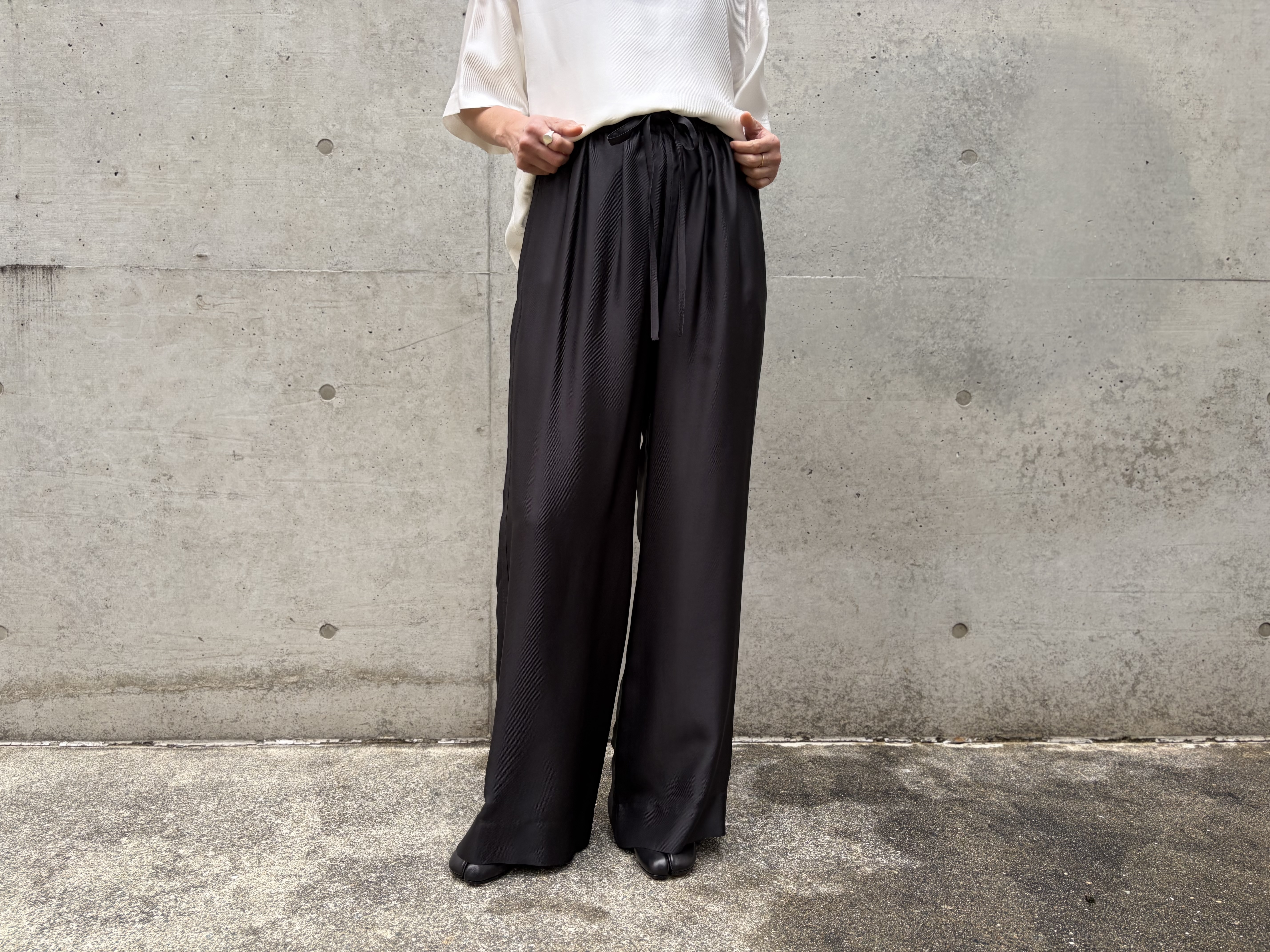 BLAMINK シルクパンツ　36 BLAMINK シルクパンツ 36 BLAMINK シルクパンツ 36 ブルー BLAMINK